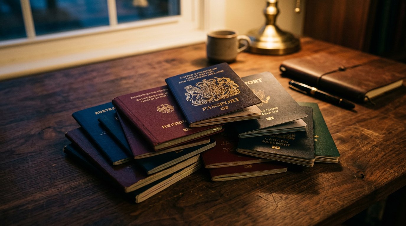 Abstrakte Netzwerk-Datenpunkte auf einer stilisierten Deutschlandkarte in emerald und gold